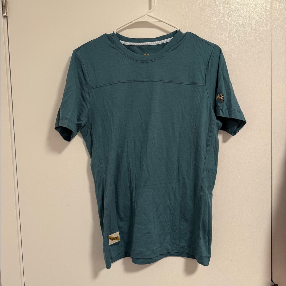 Tracksmith Teal Short Sleeve Tee
